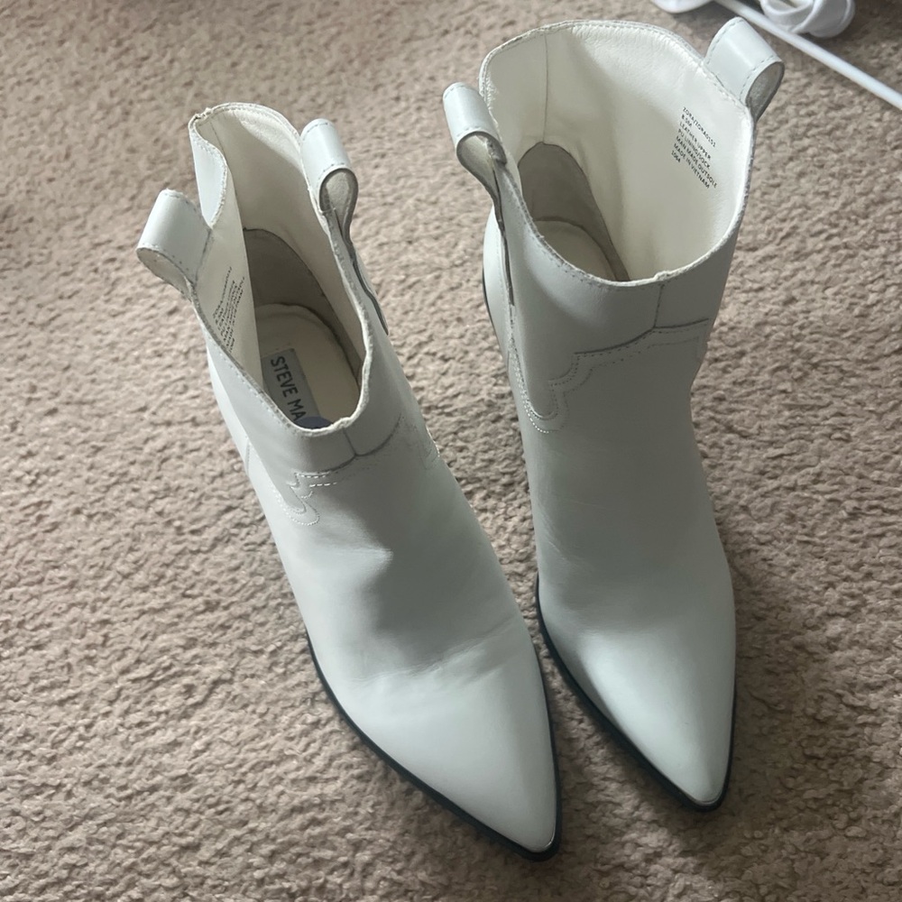Steve Madden Cream Ankle‎ Booties